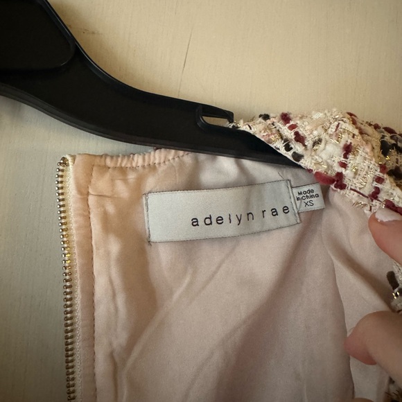 Adelyn Rae Multicolor Tweed Mini Dress - Picture 3 of 3